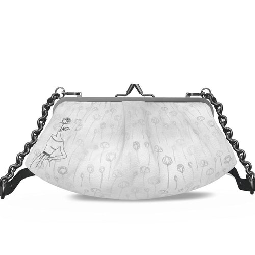 Pleated Clutch - Divinity in Bloom